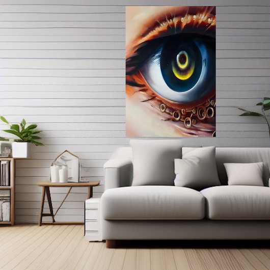 Mijn oog | AI Art Poster