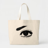 Mijn oog grote tote bag (Voorkant)