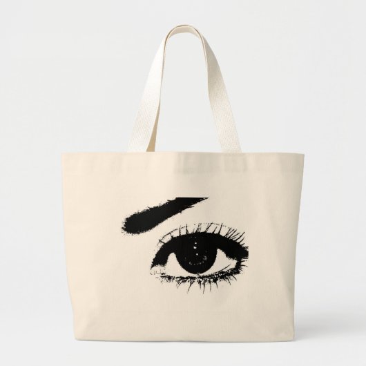 Mijn oog grote tote bag (Voorkant)