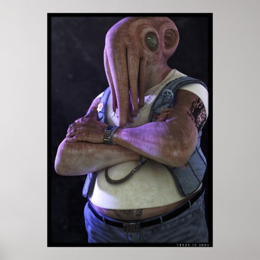 Mijn oom Cthulhu Poster (Voorkant)