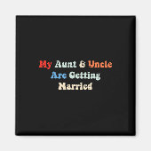 Mijn oom en tante gaan trouwen magneet (Voorkant)