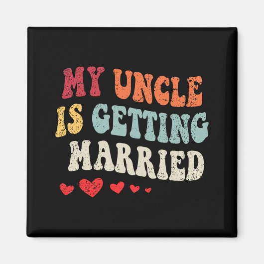 Mijn Oom Gaat Trouwen Trouw Aankondiging E Magneet (Voorkant)