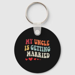 Mijn oom gaat trouwen Trouw Aankondiging E Sleutelhanger