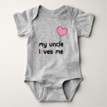 Mijn oom houdt van me roze hartballon