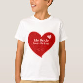 Mijn oom houdt van me t-shirt (Voorkant)