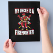 Mijn oom is brandweerman flyer (Hand)