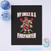 Mijn oom is brandweerman flyer (Enkel)