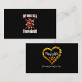 Mijn oom is brandweerman visitekaartje (Voorkant / Achterkant)