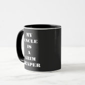 Mijn Oom Is Een Grim Reaper Mok (Voorkant links)