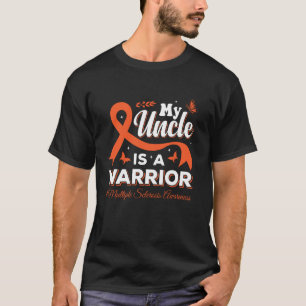 Mijn oom is een krijger steun multiple sclerose A T-shirt