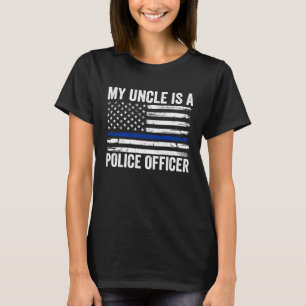 Mijn oom is een politieagent nichtje Politie U T-shirt