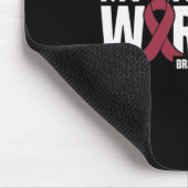 Mijn oom is een Warrior Brain Aneurysm Awareness Muismat (Hoek)