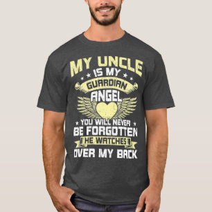Mijn oom is mijn Guardian Angel Oom Memorial T-shirt