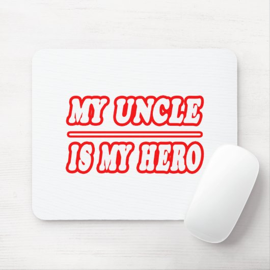 Mijn oom is mijn Hero Muismat (Met muis)