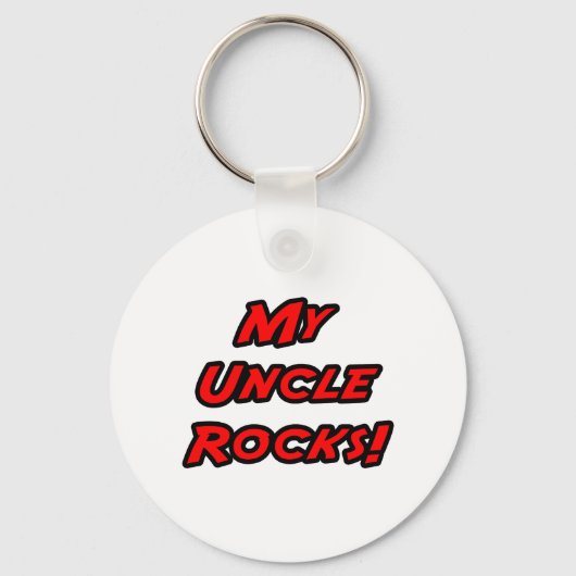 Mijn oom Rocks Sleutelhanger (Voorkant)