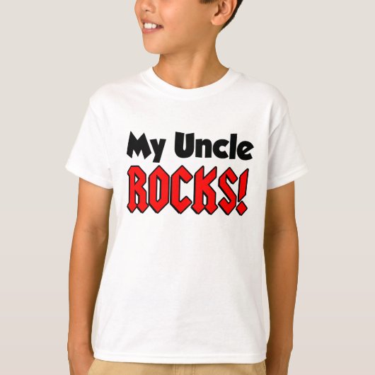 Mijn oom Rocks T-shirt (Voorkant)