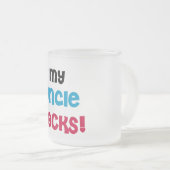 Mijn oom Rocks T-shirts en cadeaus Matglas Koffiemok (Voorkant rechts)