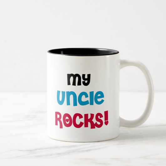 Mijn oom Rocks Tweekleurige Koffiemok (Rechts)
