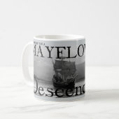 Mijn oom was een Mayflower Descendant Koffiemok (Voorkant links)