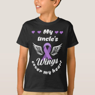 Mijn oom's Wings Hoesje Mijn hart overdosis bewust T-shirt
