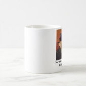 Mijn oor ligt al op de grond. koffiemok (Center)