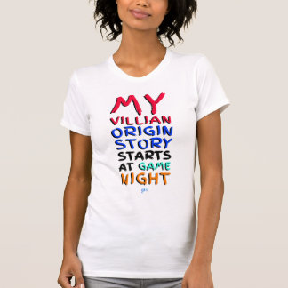 Mijn oorsprongsgeschiedenis als schurk begint op s t-shirt