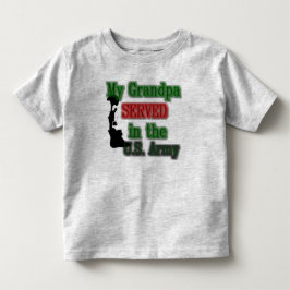 Mijn opa heeft gediend kinder shirts