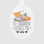 Mijn opa houdt van mij ornament (voorkant)