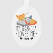 Mijn opa houdt van mij ornament (achterkant)