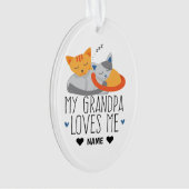 Mijn opa houdt van mij ornament (voorkant)