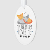 Mijn opa houdt van mij ornament (voorkant)