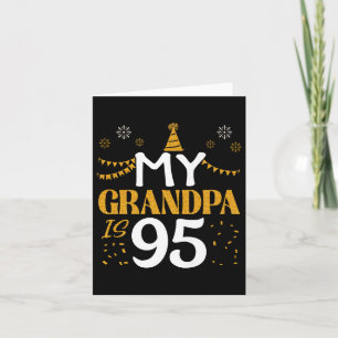 Mijn opa is 95 95ste verjaardag 1930 95 jaar oud G Kaart