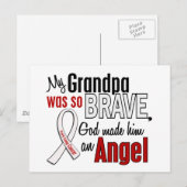 Mijn opa is een engel longkanker briefkaart (Voorkant / Achterkant)