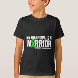 Mijn opa is een strijder lymfoom kanker bewustzijn t-shirt