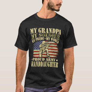 Mijn opa is mijn trotse soldatenheld t-shirt