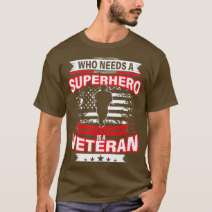 Mijn opa is veteraan blij op 4 juli t-shirt
