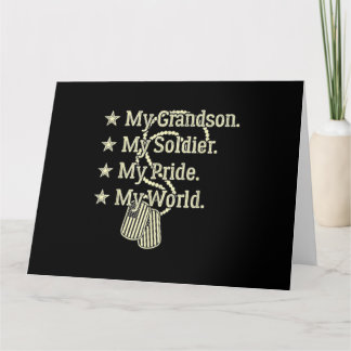 Mijn opa, mijn soldaat Hero Proud militaire opa Kaart