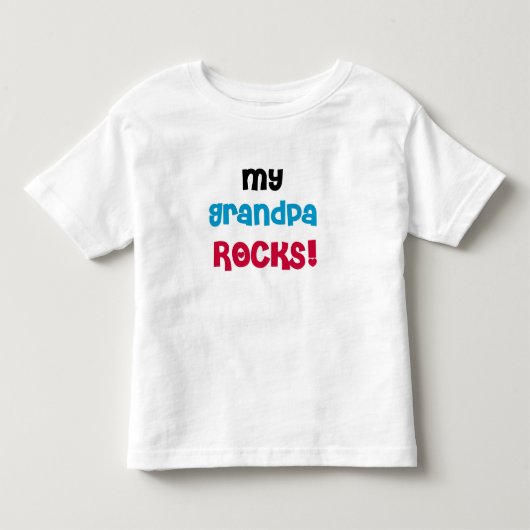 Mijn opa Rocks Kinder Shirts (Voorkant)