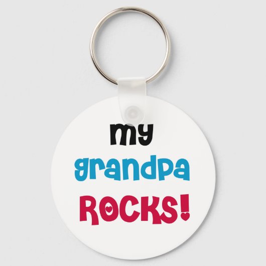Mijn opa Rocks Sleutelhanger (Voorkant)