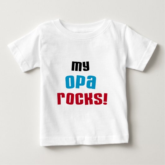Mijn Opa Rocks T-shirts en geschenken (Voorkant)