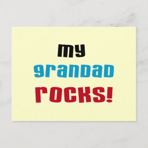 Mijn opa Rocks T-shirts en geschenken Briefkaart