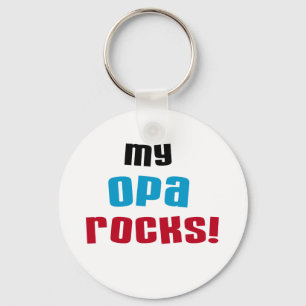 Mijn Opa Rocks T-shirts en geschenken Sleutelhanger