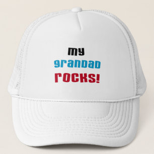 Mijn opa Rocks T-shirts en geschenken Trucker Pet