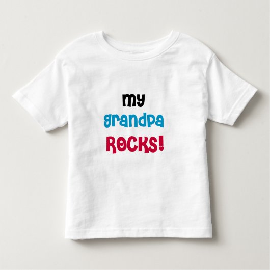 Mijn opa Rocks Tshirts en geschenken (Voorkant)