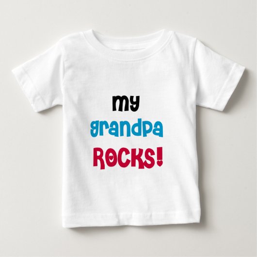 Mijn opa Rocks Tshirts en geschenken (Voorkant)
