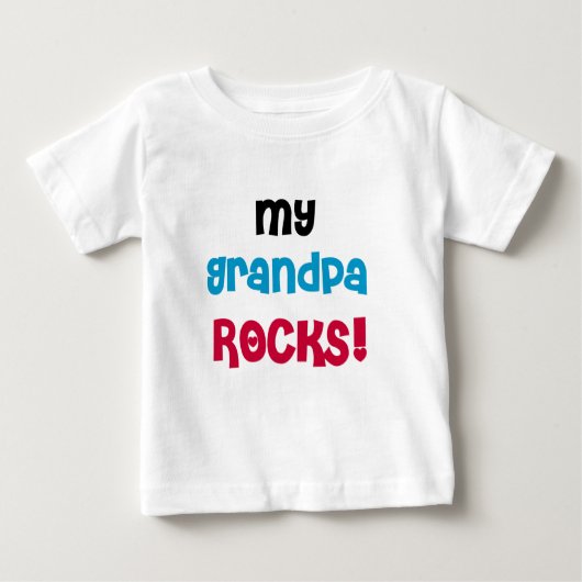 Mijn opa Rocks Tshirts en geschenken (Voorkant)
