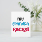 Mijn opa Rocks Tshirts en geschenken Briefkaart (Staand voorkant)