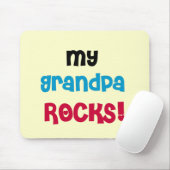 Mijn opa Rocks Tshirts en geschenken Muismat (Met muis)