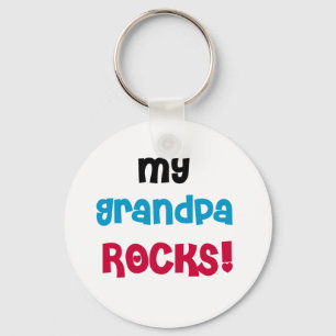 Mijn opa Rocks Tshirts en geschenken Sleutelhanger