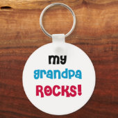 Mijn opa Rocks Tshirts en geschenken Sleutelhanger (Voorkant)
